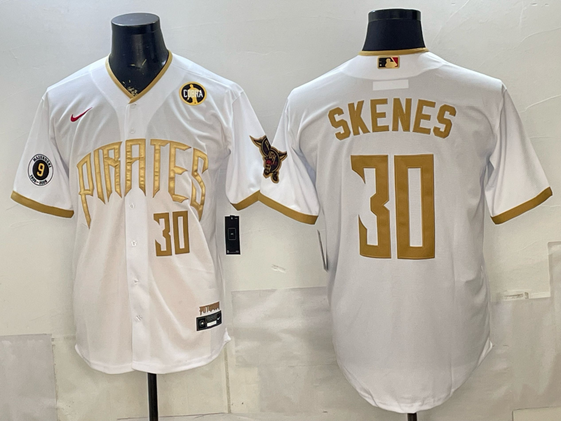 Men Pittsburgh Pirates #30 Skenes white Game 2026 Nike MLB Jersey 051902